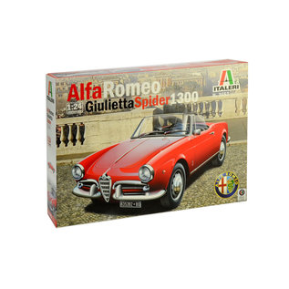 Italeri Alfa Romeo Giulietta Spider 1300 - 1:24