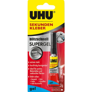 UHU Sekundenkleber Gel - blitzschnell