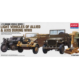 Academy Academy - Light Vehicles Of Allied & Axis During WWII - 1:72