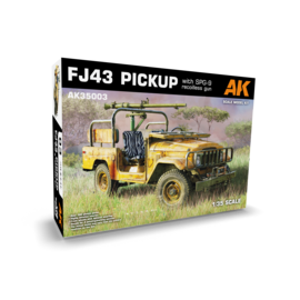 AK Interactive AK Interactive - Toyota Landcruiser FJ43 Pickup with SPG-9 Recoilless gun - 1:35