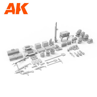 AK Interactive IDF Accessories - 1:35