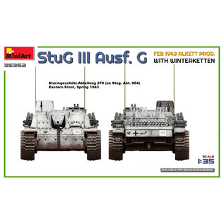 MiniArt StuG III Ausf. G Feb 1943 Alkett Prod. with Winterketten - 1:35