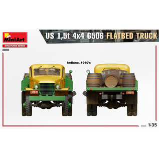 MiniArt U.S. 1,5t 4x4 G506 Flatbed Truck - 1:35