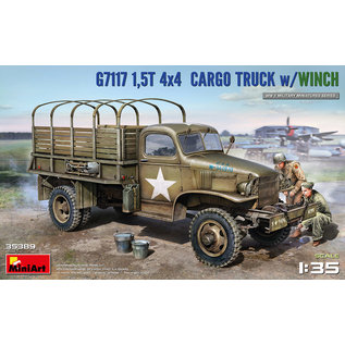 MiniArt U.S. 1,5t 4x4 G7117 Cargo Truck w/Winch - 1:35