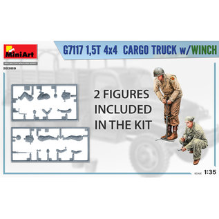 MiniArt U.S. 1,5t 4x4 G7117 Cargo Truck w/Winch - 1:35