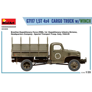 MiniArt U.S. 1,5t 4x4 G7117 Cargo Truck w/Winch - 1:35