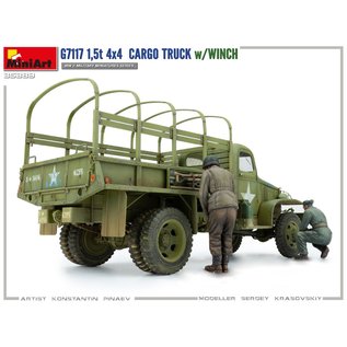 MiniArt U.S. 1,5t 4x4 G7117 Cargo Truck w/Winch - 1:35