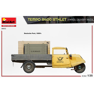 MiniArt Tempo A400 Athlet 3-Wheel Delivery Truck - 1:35