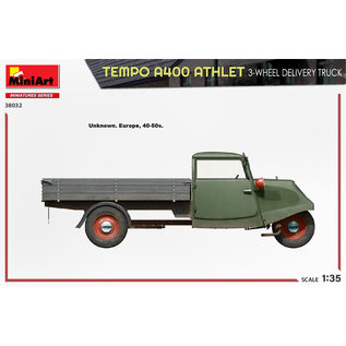 MiniArt Tempo A400 Athlet 3-Wheel Delivery Truck - 1:35