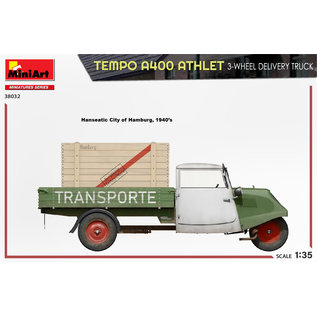 MiniArt Tempo A400 Athlet 3-Wheel Delivery Truck - 1:35