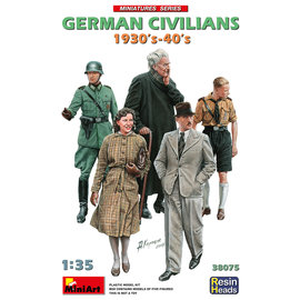 MiniArt MiniArt - German Civilians 1930-40s. Resin Heads - 1:35