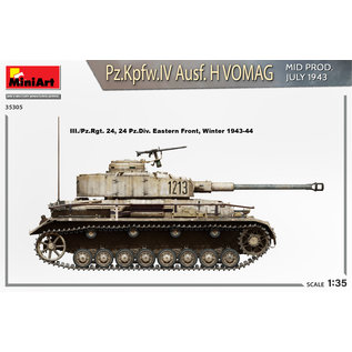 MiniArt Pz.Kpfw.IV Ausf. H Vomag. Mid Prod. (July 1943) Interior Kit - 1:35