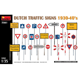 MiniArt Dutch Traffic Signs 1930-40's - 1:35