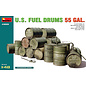 MiniArt U.S. Fuel Drums 55 Gal. - 1:48