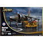 Kinetic Harrier GR.3 Falklands 40th Anniversary (includes Royal Navy Tow Tractor) - 1:48