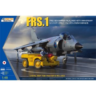 Kinetic Harrier FRS.1 Falklands 40th Anniversary (includes Royal Navy Tow Tractor) - 1:48