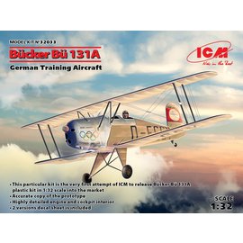 ICM ICM - Bücker Bü 131A German Training Aircraft - 1:32