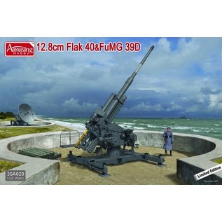 Amusing Hobby 12.8cm Flak 40 & FuMG 39D - 1:35