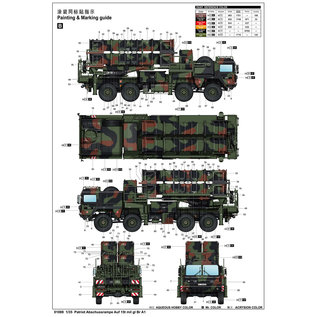 Trumpeter Patriot Abschussrampe auf MAN 15t mil gl  - 1:35