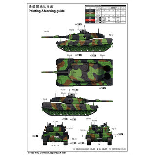 Trumpeter German MBT Leopard 2A4 - 1:72