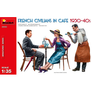 MiniArt French Civilians in Cafe 1930-40s - 1:35