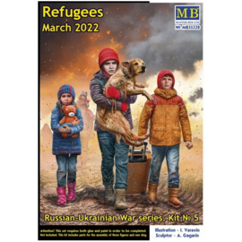 Master Box Master Box - Refugees, March 2022 Kit no. 5 (Ukrainian-Russian War series) - 1:35