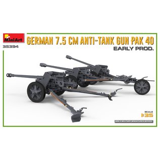 MiniArt German 7,5cm Anti-Tank Gun PaK 40 early production - 1:35