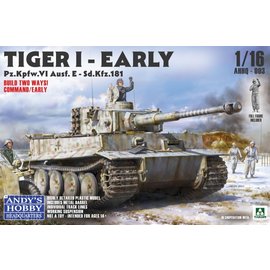 Andy's Hobby Headquarters Andy's Hobby Headquarter -  Sd. Kfz. 181 Panzerkampfwagen VI, Ausf. E - Tiger Early - 1:16