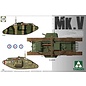 TAKOM WWI Heavy Battle Tank Mk V [3 in 1] Male, Hermaphrodite, Female - 1:35