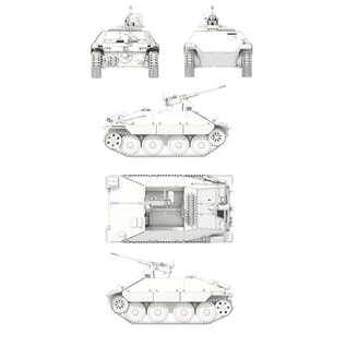 Customscale/16.02 Bergepanzer Hetzer mit 3cm Flak Bordkanone MK-103 - 1:35