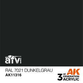 AK Interactive AK Interactive - RAL 7021 Dunkelgrau