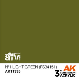 AK Interactive AK Interactive - Nº1 Light Green (FS34151)