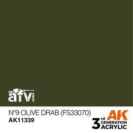 AK Interactive AK Interactive - Nº9 Olive Drab (FS33070)