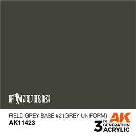 AK Interactive AK Interactive - Field Grey Base #2 (Grey Uniform)