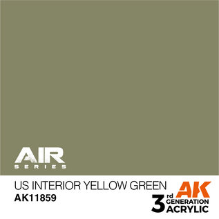AK Interactive US Interior Yellow Green