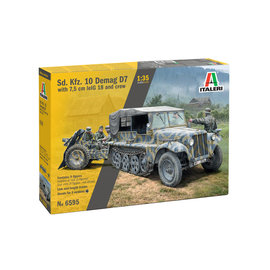 Italeri Italeri - Sd.Kfz. 10 Demag D7 with 7,5cm leIG 18 and crew - 1:35