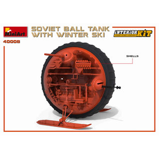 MiniArt Soviet Ball Tank with Winter Ski - with Interior - 1:35