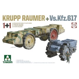 TAKOM TAKOM - Krupp Räumer + Vs.Kfz.617 - 1:72