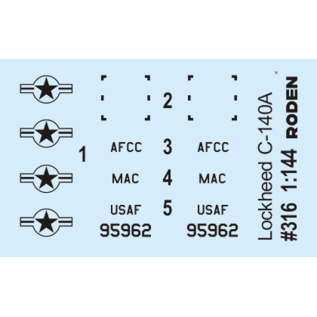 Roden Lockheed C-140A JetStar - 1:144