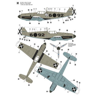 Hobby 2000 Messerschmitt Bf 109E-3 Legion Condor - 1:32