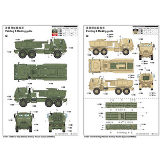 Trumpeter M142 High Mobility Artillery Rocket System (HIMARS) - 1:35