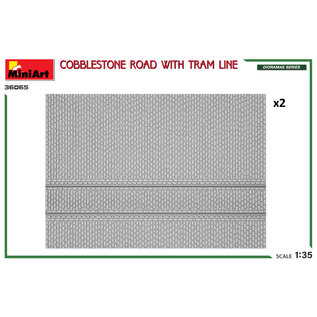 MiniArt Cobblestone Road with Tram Line - 1:35