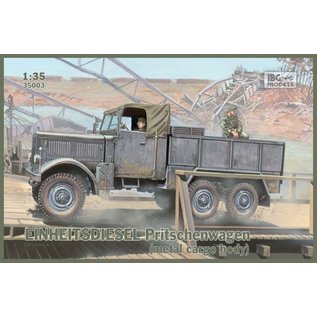 IBG Models Einheitsdiesel Pritschenwagen (metal cargo body) - 1:35