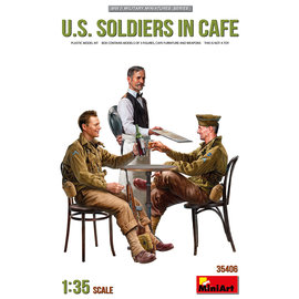 MiniArt MiniArt - U.S. Soldiers in Cafe - 1:35