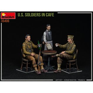 MiniArt U.S. Soldiers in Cafe - 1:35