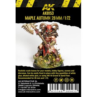 AK Interactive Maple Autumn Leaves 28mm / 1:72