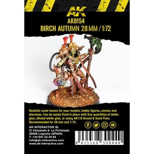 AK Interactive Birch Autumn Leaves 28mm / 1:72