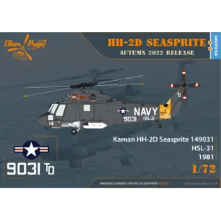 Clear Prop! Kaman HH-2D Seasprite - Advanced Kit - 1:72