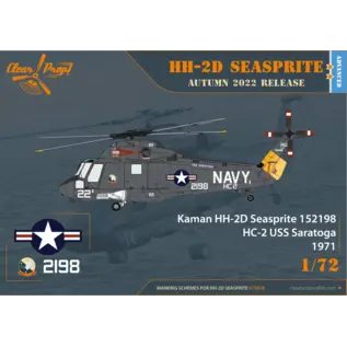 Clear Prop! Kaman HH-2D Seasprite - Advanced Kit - 1:72