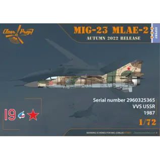 Clear Prop! Mikojan-Gurewitsch MiG-23 MLAE-2 - Flogger G - Expert Kit - 1:72